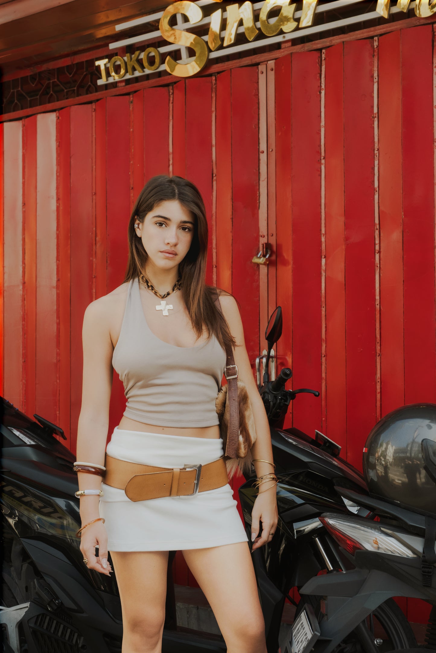 Zina short skirt